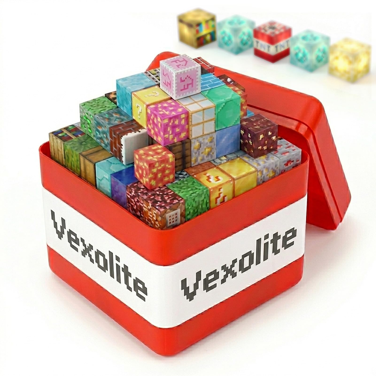 Amazon.co.jp: Vexolite 280PCS マグネットブロック マイクラ風 3.0